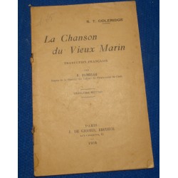 St Coleridge La Chanson Du Vieux Marin Barbeau 1932 Gigord - 