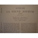 FRANÇOIS LE BERGER/CONCERTS DE PARIS la veuve joyeuse LEHAR LP25cm VG++