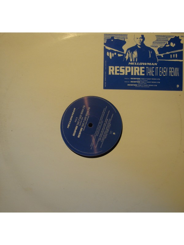 MELLOWMAN respire - take it easy remix (3 versions) MAXI 12" Promo 1998 VG++