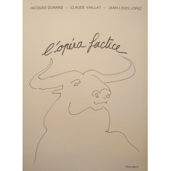 DURAND/ VIALLAT/ LOPEZ l'opéra factice PLANCHE CORRIDA Ed. CHIENDENT 1986 neuf++