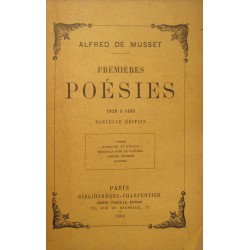 ALFRED DE MUSSET premieres poésies 1829-1835 Charpentier 1906 RARE++