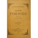 ALFRED DE MUSSET premieres poésies 1829-1835 Charpentier 1906 RARE++