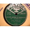 HARRY HORLICK aimer, boire et chanter/bonbons viennois 78T Polydor - Valses VG++