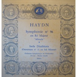 WALTER GOHER/WINTERTHUR symphonie 96 miracle/Isola Disabitata LP25cm VG++