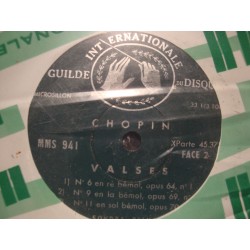 SONDRA BIANCA valses 1/6/7/9/11 CHOPIN EP 7" Guilde disque VG++