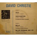 DAVID CHRISTIE seul/quelquefois/belle/ma ké courage que j'ai EP 1968 AZ VG++