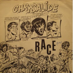 CHRYSALIDE race/la gomme et le taille crayon SP 7" 1980 Punk français VG++