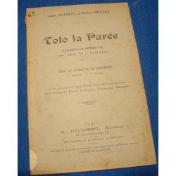 ANDRÉ MAUPREY & DÉSIRÉ POUGAUD toto la purée 1914 JOUBERT théatre RARE++