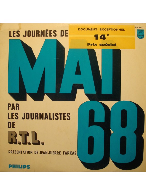 JEAN-PIERRE FARKAS journées de mai 68 RTL LP Philips - Rare - EX++