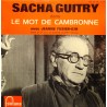 SACHA GUITRY le mot de Cambronne JEANNE FUSIER-GIR EP 7" Fontana VG++