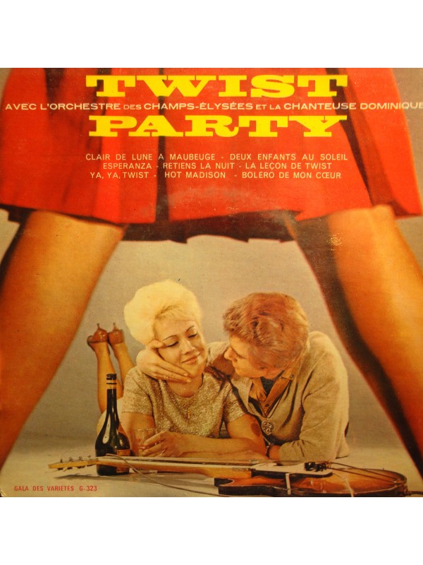 ORCHESTRE DES CHAMPS-ÉLYSÉES/CHANTEUSE DOMINIQUE twist party EP Vargal VG++