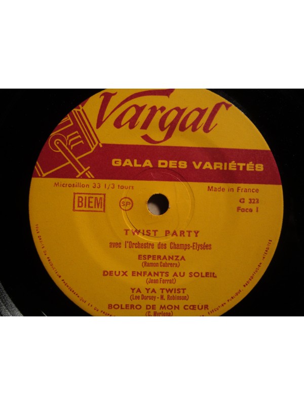 ORCHESTRE DES CHAMPS-ÉLYSÉES/CHANTEUSE DOMINIQUE twist party EP Vargal VG++