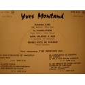 YVES MONTAND planter café/la marie-vison/mon manege à moi EP 7" Odeon VG++