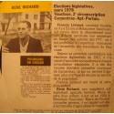 FRANCIS LIOTAUD entretien candidat parti communiste législative 1978 Vaucluse SP VG++