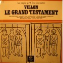 VILLON le grand testament DESCHAMPS/BOVY EP 7" ballade pr prier notre-dame VG++