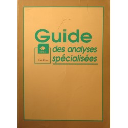 LABORATOIRE CERBA guide des analyses spécialisées 1985 rare++