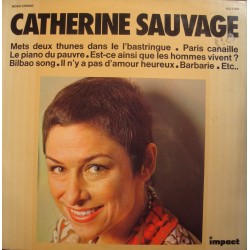 CATHERINE SAUVAGE mets deux thunes dans l'bastringue/paris canaille LP Impact VG++