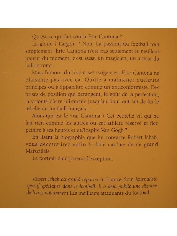 ROBERT ICHAH Cantona 1992 JC Lattès - Bernard Tapie - Football RARE++