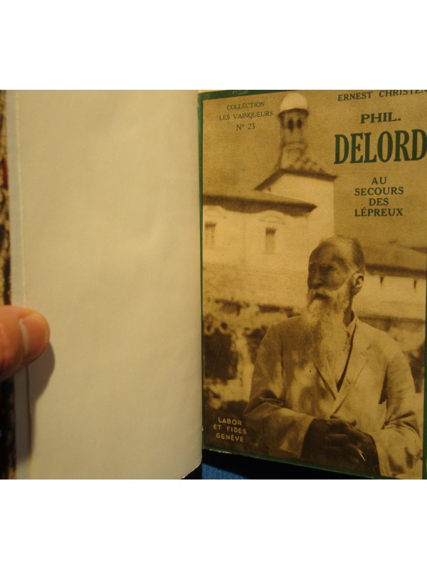 ERNEST CHRISTEN Phil Delord - au secours des lepreux 1950 LABOR ET FIDES++