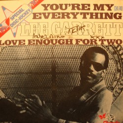 LEE GARRETT you're my everything/love enough for two SP 7" 1976 Chrysalis VG++