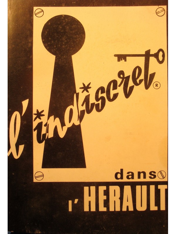L'INDISCRET dans l'Herault 1978 Montpellier - Cap d'agde - Tourisme RARE++