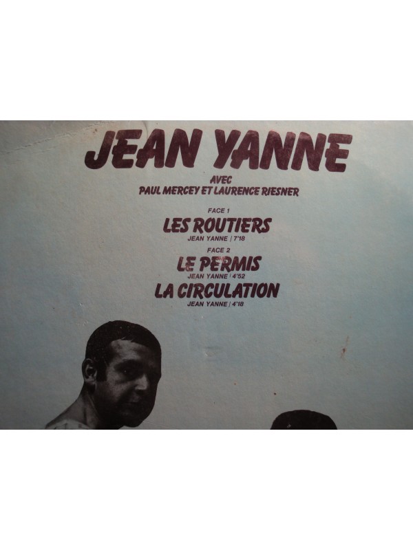 JEAN YANNE les routiers/circulation/le permis MERCEY/RIESNER LP Barclay EX++