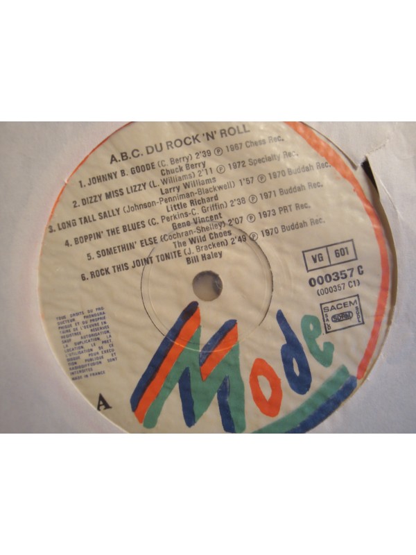 ABC of ROCK 'n' ROLL Haley/Berry/Richard/Diddley/Hawkins 3LP'S Box 1982 VG++