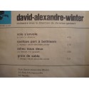 DAVID-ALEXANDRE WINTER vole s'envole/quelque part à Bethleem EP 7" 1969 VG++