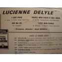 LUCIENNE DELYLE i love paris/sur ma vie/c'est mon gigolo EP 7" 1964 VG++