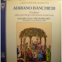 THE SCHOLARS/ELISABETH ROBERT Festino ADRIANO BANCHIERI LP 1977 Arion VG++