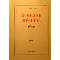 FRANCIS PONCE le grand recueil - Pièces 1977 Gallimard - Theatre EX++