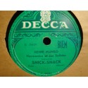HENRI MUNSO court et bon/snick-snack 78T Decca - Polka VG++
