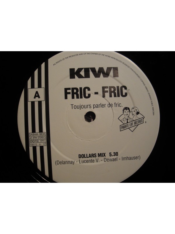 KIWI fric fric (4 versions) MAXI 12" 1991 Private life EX++