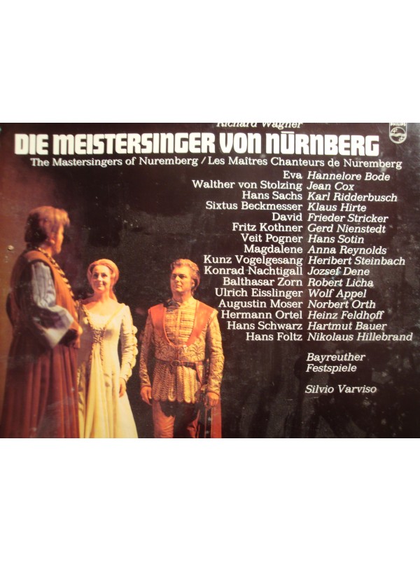 SILVIO VARVISO maitres chanteurs de Nuremberg WAGNER 5LP'S Box 1975 EX++