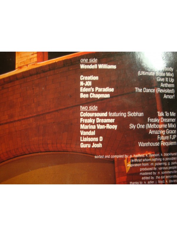 DECODED AND DANCE UP rhythms of de-construction MAXI 12" 1990 VG++