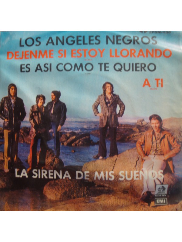 LOS ANGELES NEGROS dejenme si estoy llorando/la sirena de mis suenos EP 7" VG++