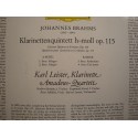 KARL LEISTER/AMADEUS QUARTETT klarinettenquintett h-moll LP DG EX++