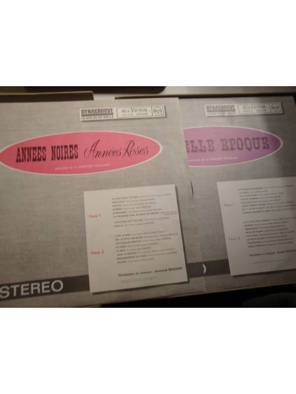 PANORAMA DE LA CHANSON FRANÇAISE années folles/noires/films 10LP's Box VG++