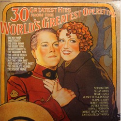 30 WORLD'S GREATEST OPERETTAS nelson eddy/allan jones/lanza 2LP'S 1974 RCA VG++