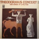 THEODORAKIS CONCERT 3 arcadies n°1, 7, 8 LP 1974 Columbia VG++