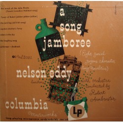NELSON EDDY a song jamboree LP 25cm Columbia - the wreck of the julie Plante VG++