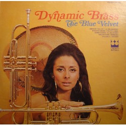 DYNAMIC BRASS the blue velvet LP Crown - swingin' velvet/golondrina VG++