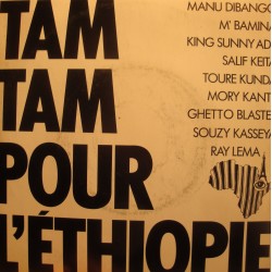 TAM TAM POUR L'ETHIOPIE dibango/keita/kunda.. SP 7" 1985 Philips EX++