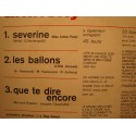 RICHARD ANTHONY les ballons/severine/que te dire encore EP 7" 1968 Columbia EX++
