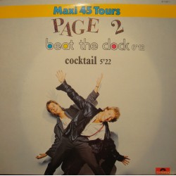 PAGE 2 beat the clock/cocktail MAXI 1983 POLYDOR VG++
