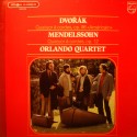 ORLANDO QUARTET quatuor à cordes DVORAK/MENDELSSOHN LP 1981 Philips VG++