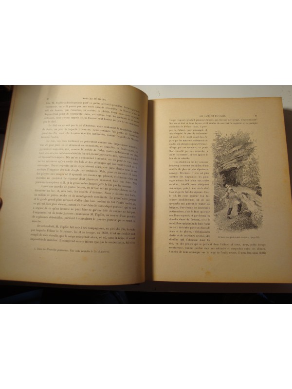 R. TÖPFFER les voyages en zigzag - illustré P. MADELINE - Ed. d'art RARE++