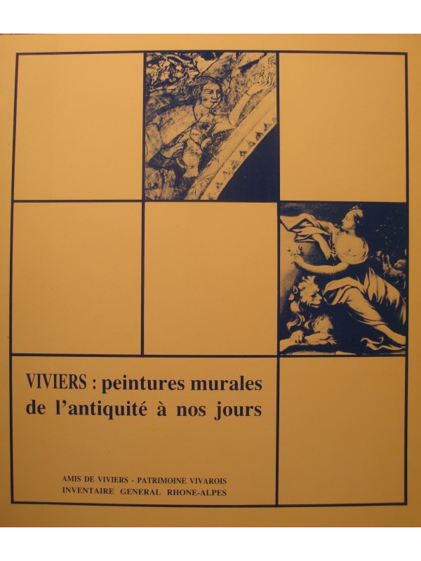 VIVIERS peintures murales de l'antiquité à nos jours 1985 Amis de Viviers EX++