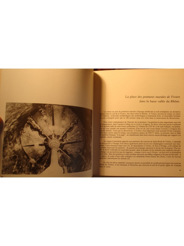 VIVIERS peintures murales de l'antiquité à nos jours 1985 Amis de Viviers EX++