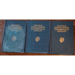 MAURICE POTEL nouvelle encyclopédie commerciale Quillet - 3 Tomes 1931++